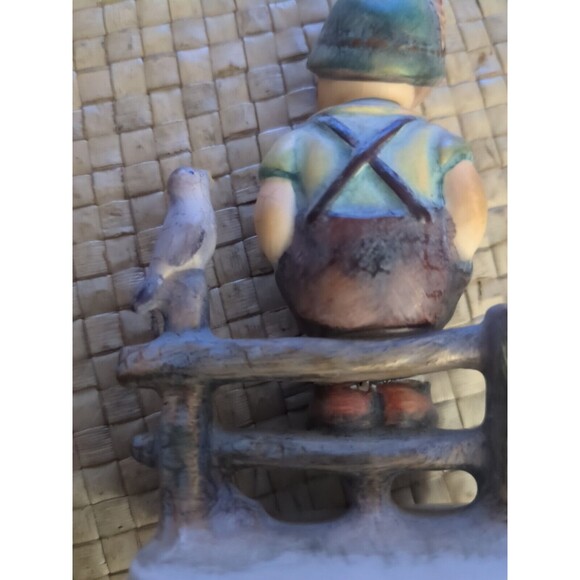 Hummel figurine Hum 111/3/0 "Wayside Harmony" TMK 1 * Crown mark * yellow socks - Picture 11 of 16